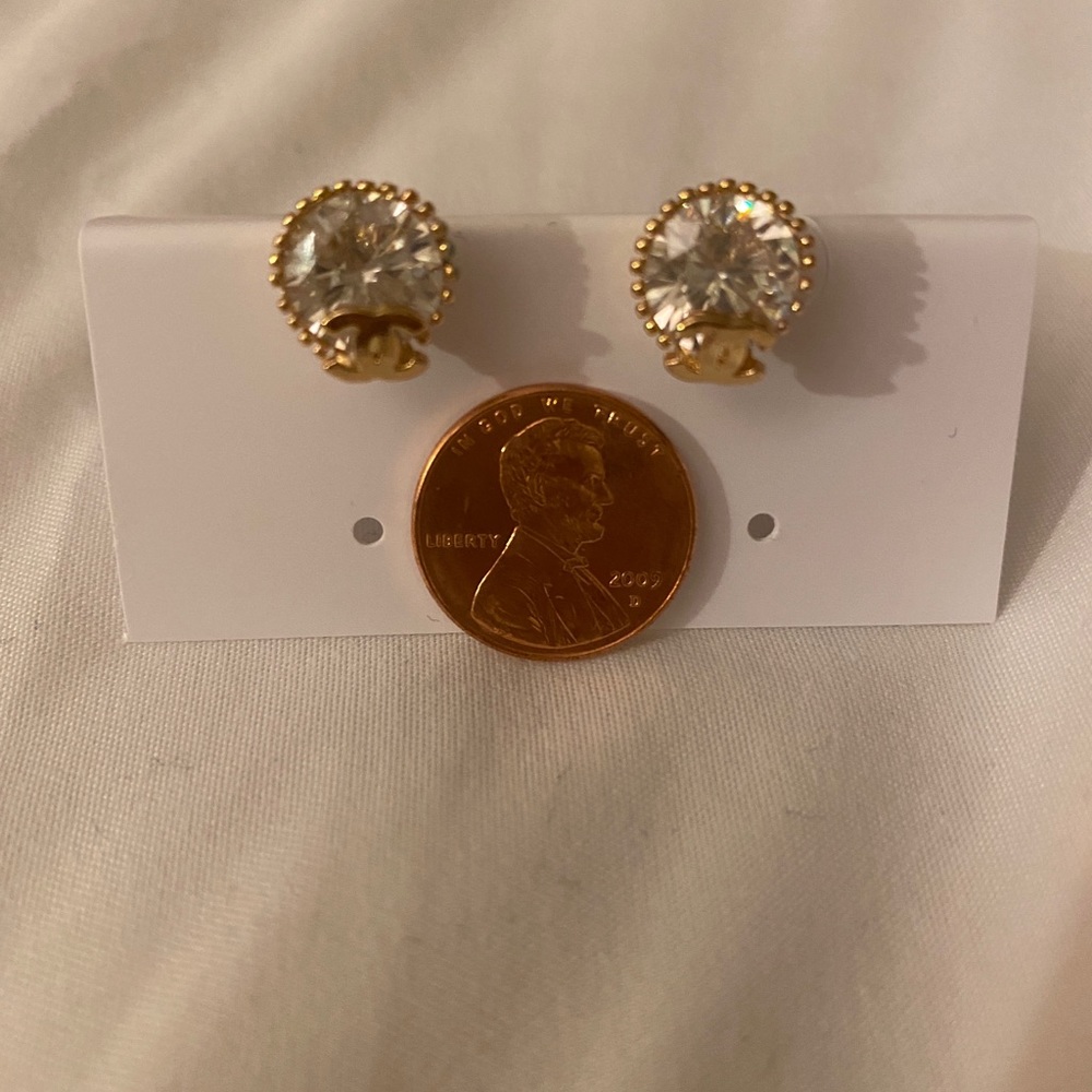 CC Gold Plated Studs - Picture 3 of 4